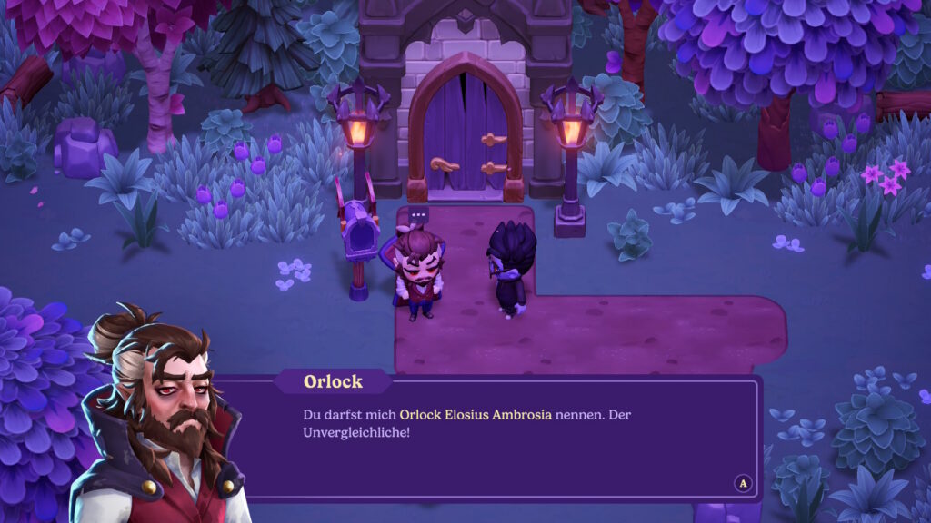 Orlock befindet sich auf einmal auf unserem Grundstück und sagt zu uns: Du darfst mich Orlock Elosius Ambrosia nennen. Der Unvergleichliche!